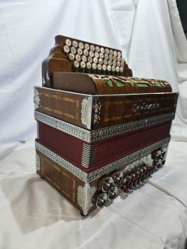 Preview: Orlando Harmonika (C-F-B-Es ), Koffer, Gurte, diatonic accordion, acordeon