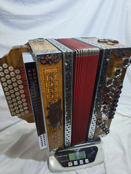 Preview: Melodija Menges - Handharmonika ( F-B-Es-As ) diatonic accordion, acordeon