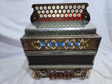Steirische Zernig Harmonika (A-D-G ), Koffer, Gurte, diatonic accordion, acordeon