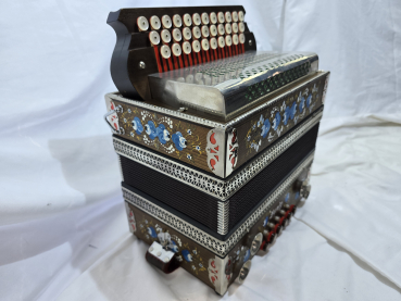 Preview: Steirische Zernig Harmonika (A-D-G ), Koffer, Gurte, diatonic accordion, acordeon