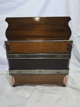 Steirische Zernig Harmonika (A-D-G ), Koffer, Gurte, diatonic accordion, acordeon