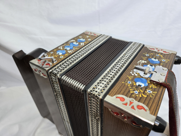 Steirische Zernig Harmonika (A-D-G ), Koffer, Gurte, diatonic accordion, acordeon