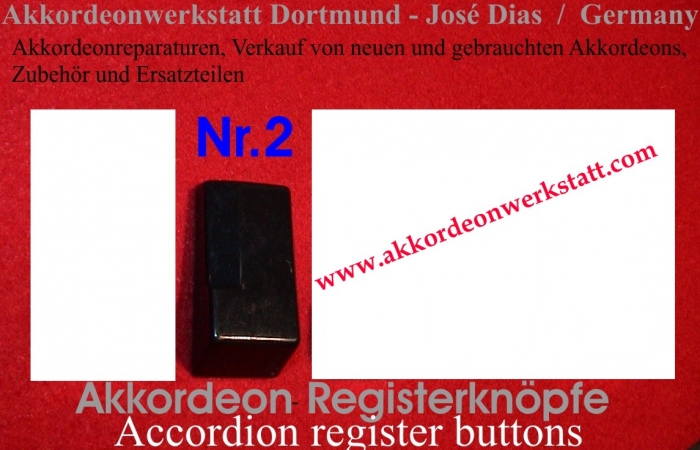 Nr. 2 accordion register button