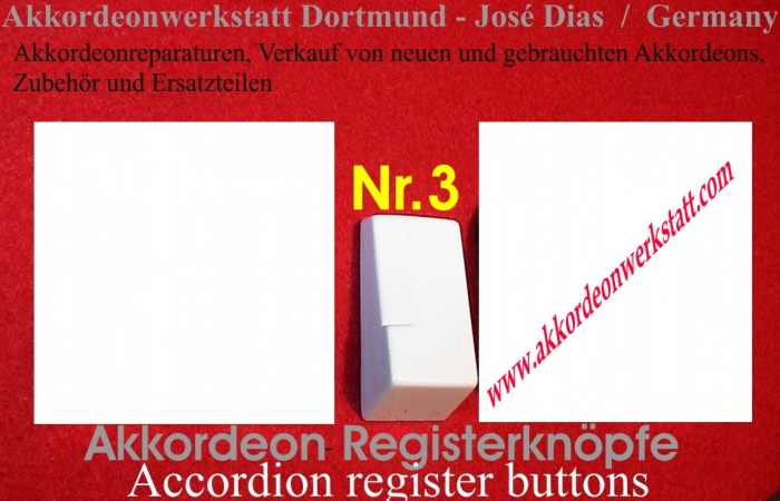 Nr. 3 Register- knopf