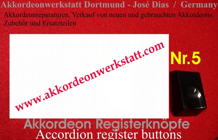 Nr. 5 accordion register button