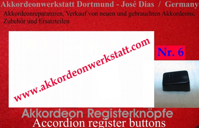 Nr. 6 accordion register button