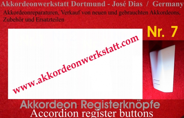 Nr. 7 accordion register button