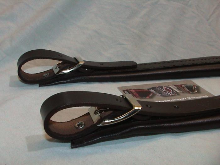 4 cm Akkordeon Gurte, Riemen, Straps,Bretelles Courroies, BRAUN