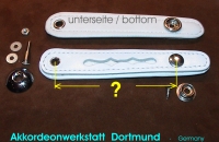 8,5 cm Weiß  / Standard Balghalter