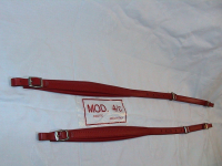4 Cm Accordion shoulder straps - color: RED